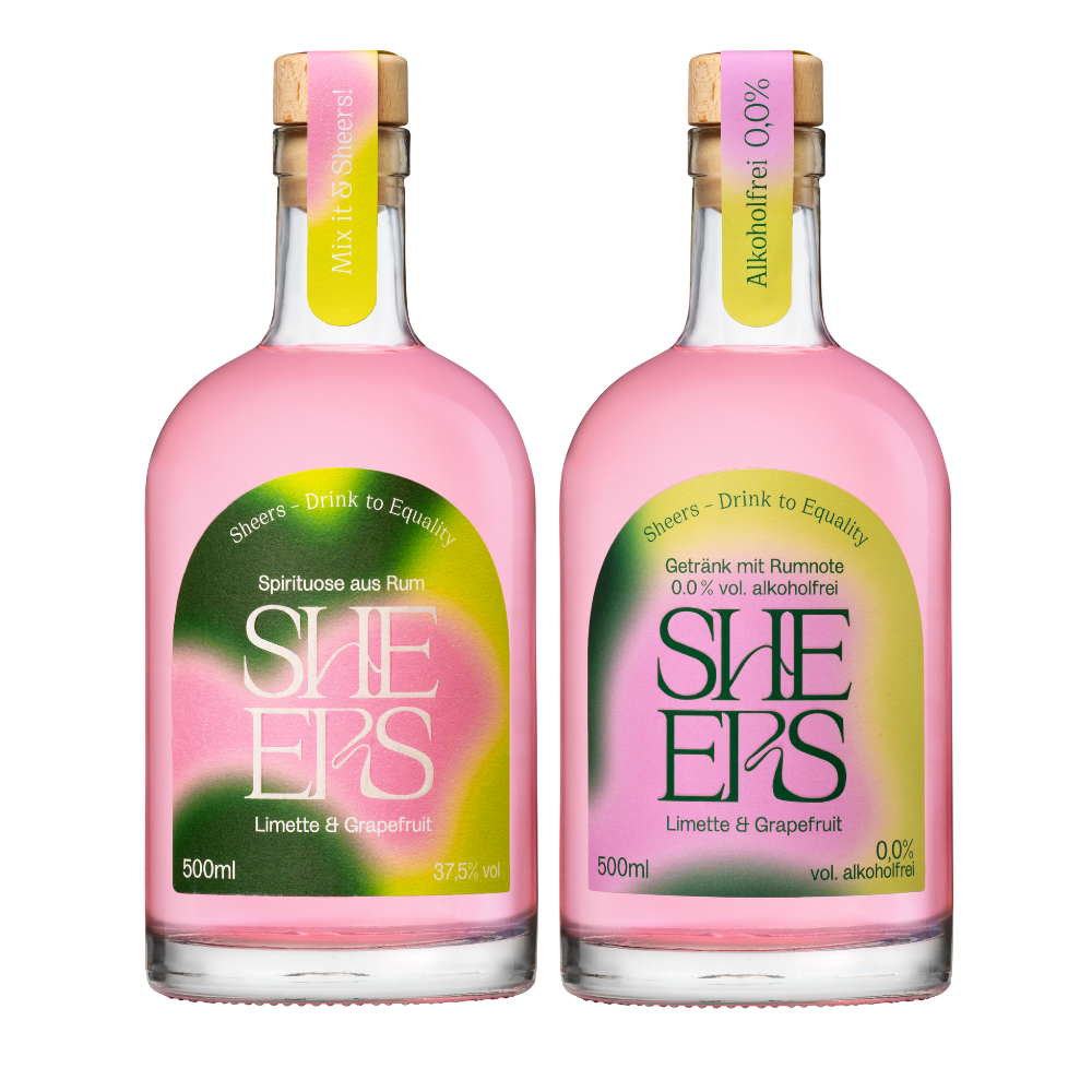 2er Set - Sheers mit und ohne Rums - Limette & Grapefruit