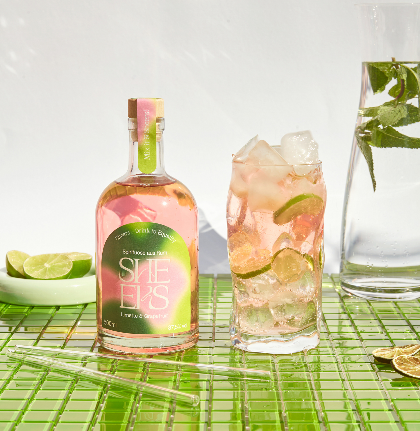 Sheers Spirituose aus Rum Limette & Grapefruit 500ml