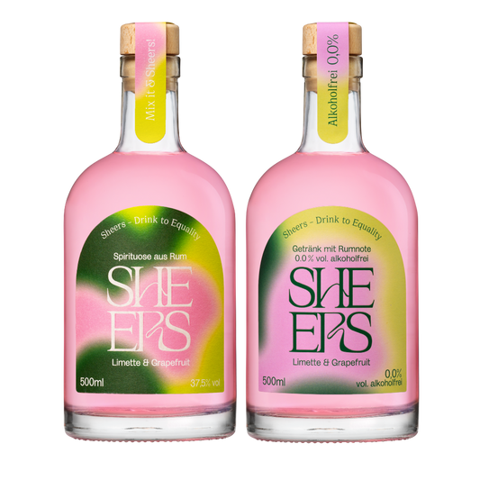 2er Set - Sheers mit und ohne Rums - Limette & Grapefruit