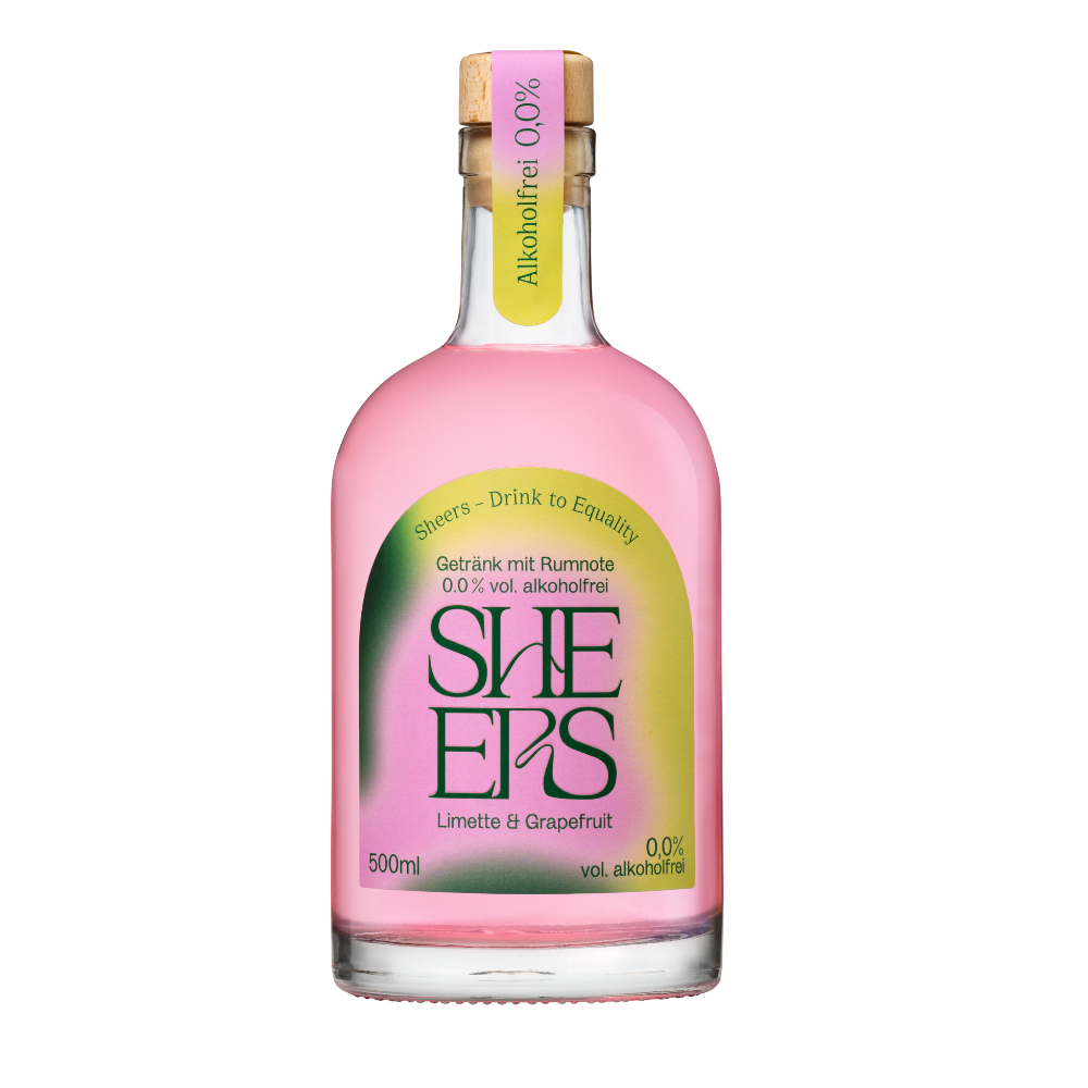 Sheers 0,0% Getränk mit Rumnote Limette & Grapefruit 500ml