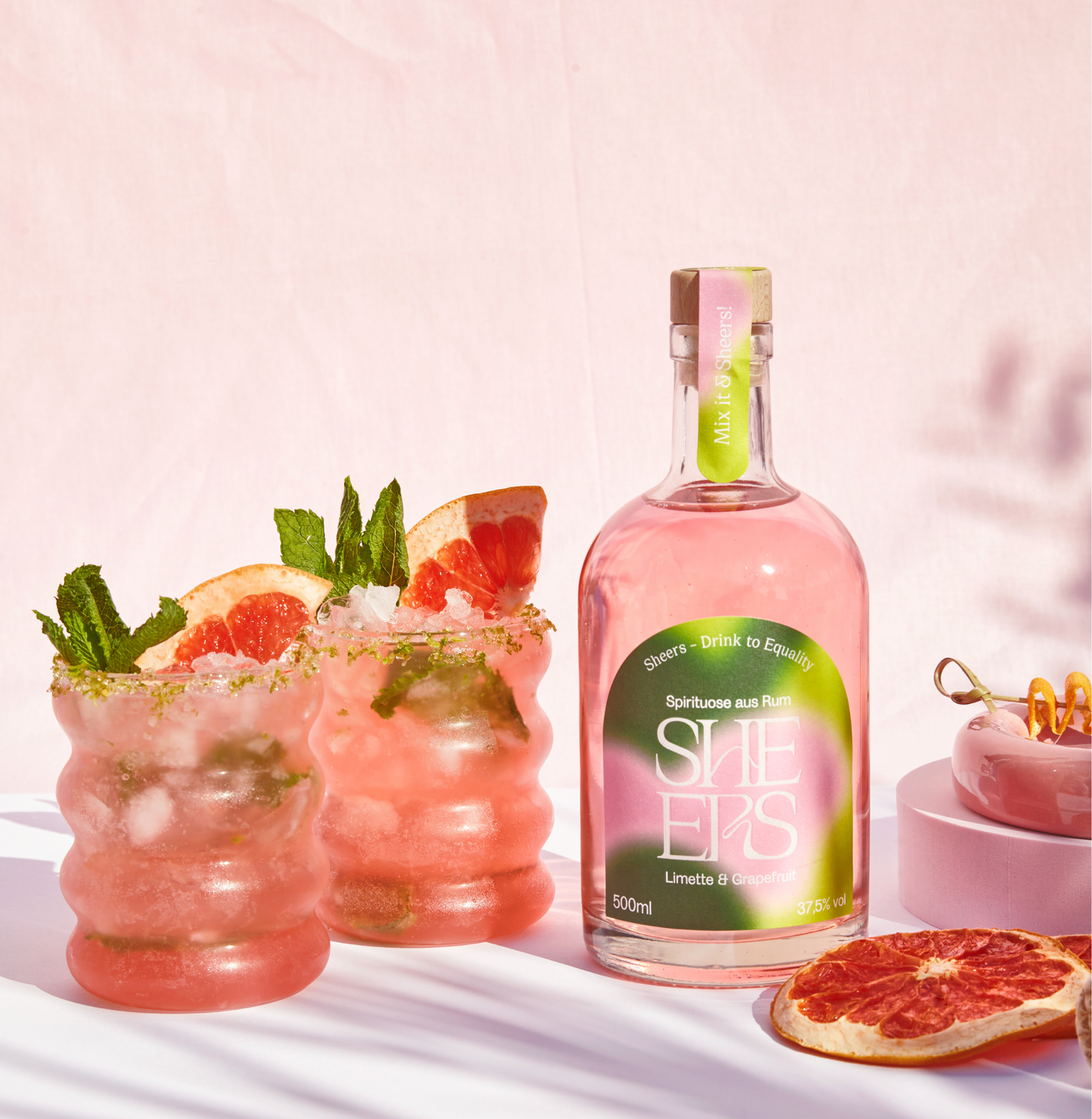 Sheers Spirituose aus Rum Limette & Grapefruit 500ml
