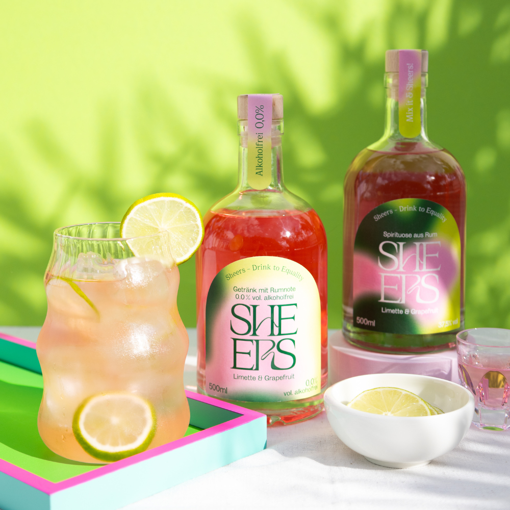 2er Set - Sheers mit und ohne Rums - Limette & Grapefruit
