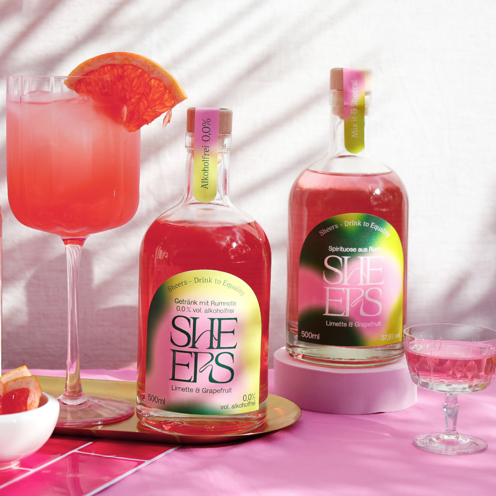 2er Set - Sheers mit und ohne Rums - Limette & Grapefruit