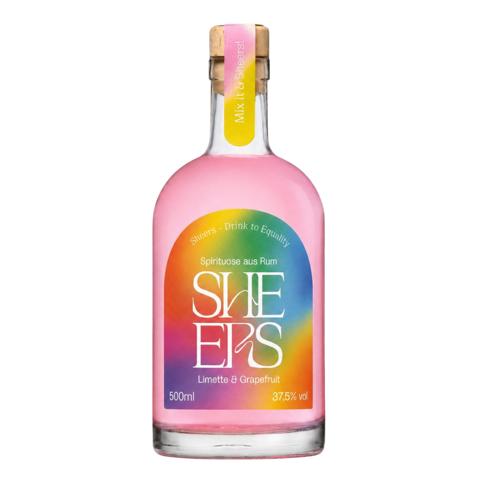 Sheers Pride Edition - Spirituose aus Rum Limette & Grapefruit 500ml