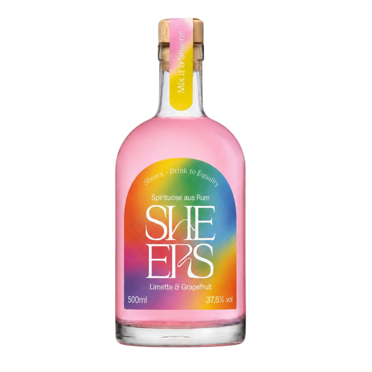 Sheers Pride Edition - Spirituose aus Rum Limette & Grapefruit 500ml
